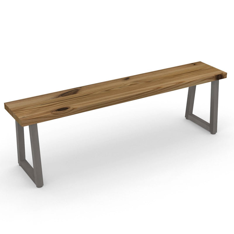 Clear Wood Rustic Reclaimed Wood Bench
