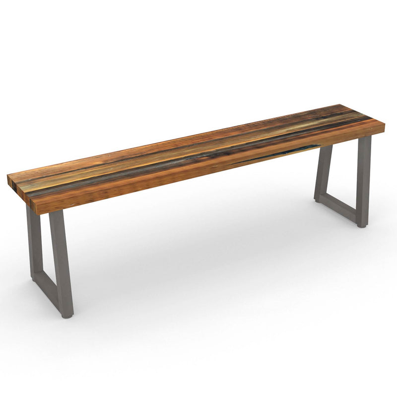 Oil Wood Rustic Reclaimed Wood Bench