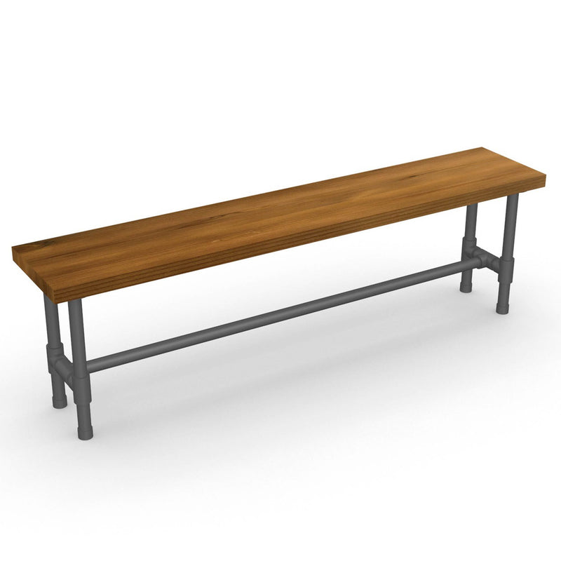 Bourbon wood modern bench
