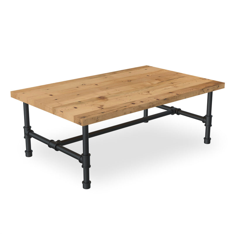 modern industry Clear Wood coffee table
