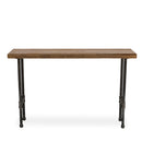 Modern Industry Reclaimed Wood Console Table 