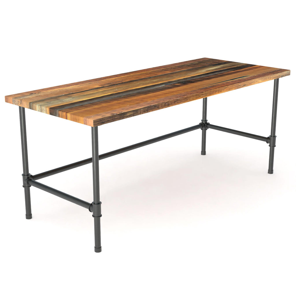 Modern Industry Reclaimed Wood Desk | Industrial Solid Wood Desk - Urban  Wood Goods