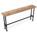 Natural Console table with crossbar