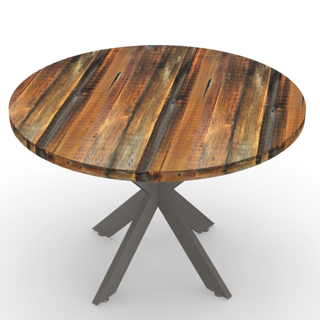 Round Intersections Dining Table | Pedestal Dining Tables – Urban Wood ...