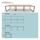Latitude Double Desk for 6