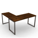 Antique Wood Latitude L Desk