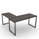 Grey Wood Latitude L Desk