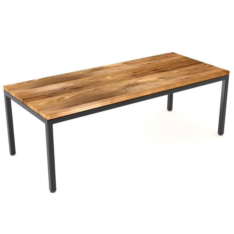 Bourbon wood parsons dining table
