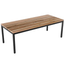 Natural wood parsons dining table