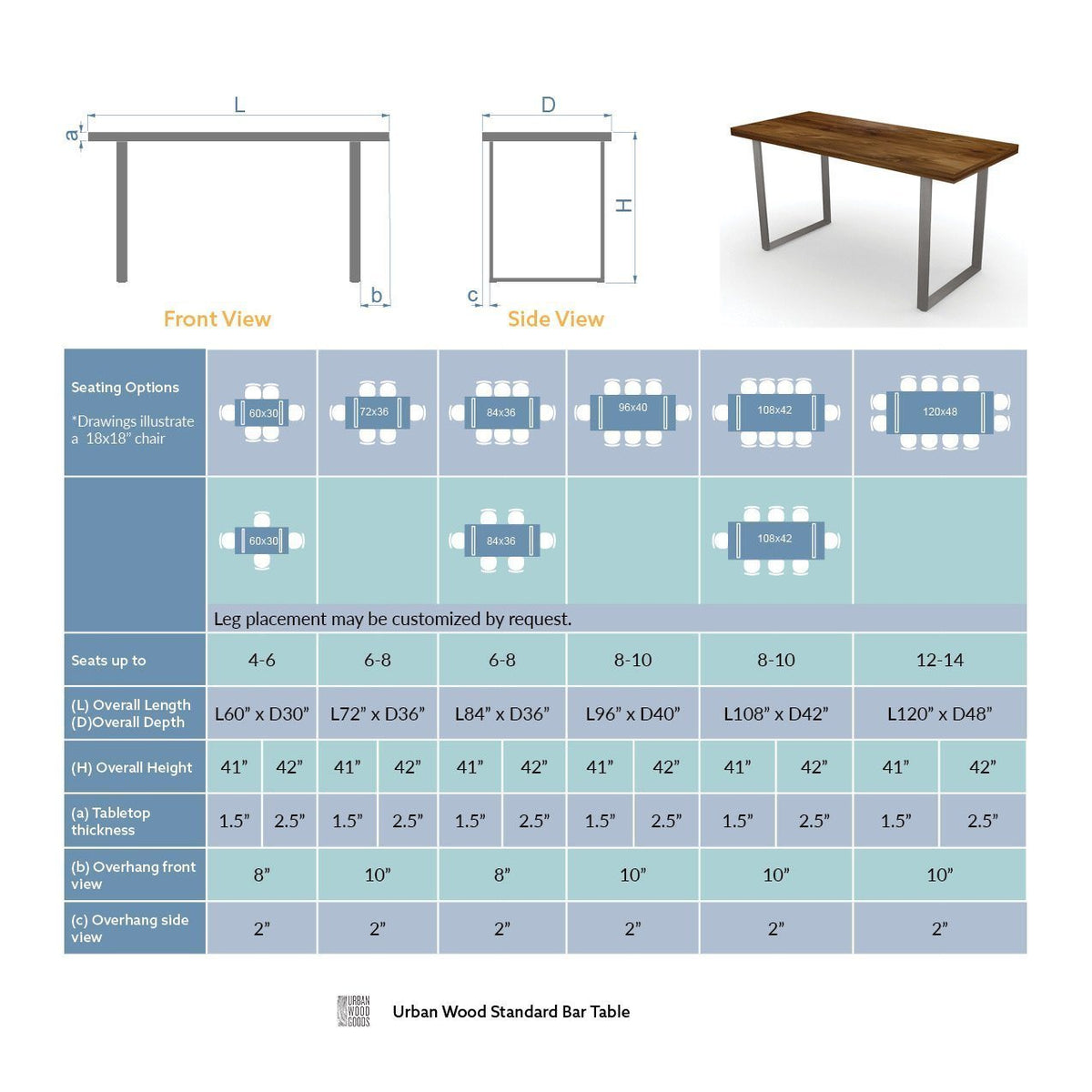 Standard Bar Table Height Bar Standard Table Top Height Standard