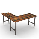 Oil Wooden L Desk