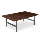 Urban Wood and Steel Coffee Table
