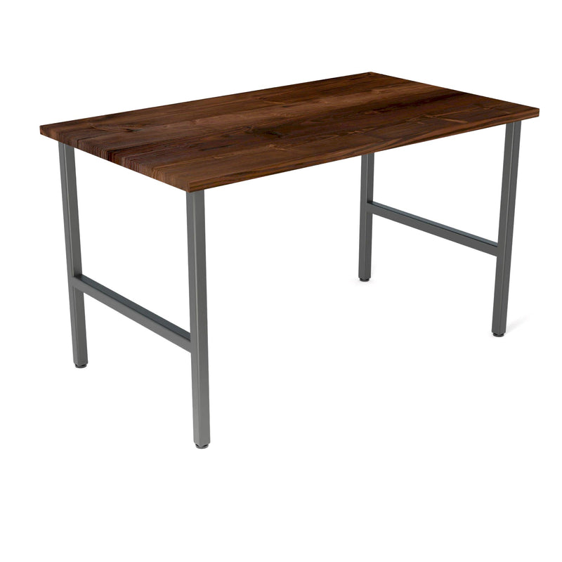 Urban Chestnut Wood and Steel Standing Desk