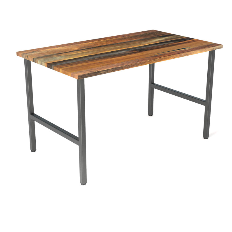 Urban Oil Wood and Steel Standing Desk