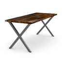 Modern X Frame Reclaimed Wood Desk, x frame desk